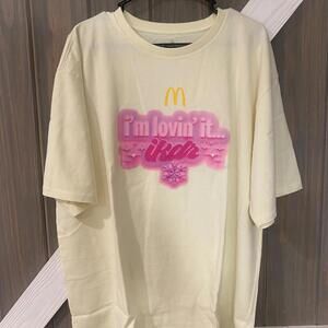 Icy Saweetie & Tea x McDonald's Collab "I'm Lovin' It" Oversized T-shirt - Large